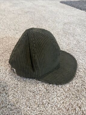 George Hats Infant Olive Corduroy Baseball Cap